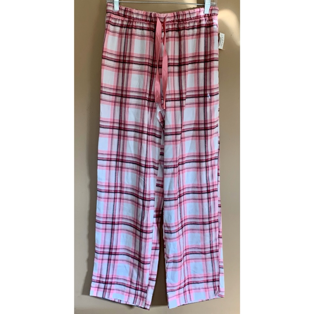 Aero pink plaid pj pant